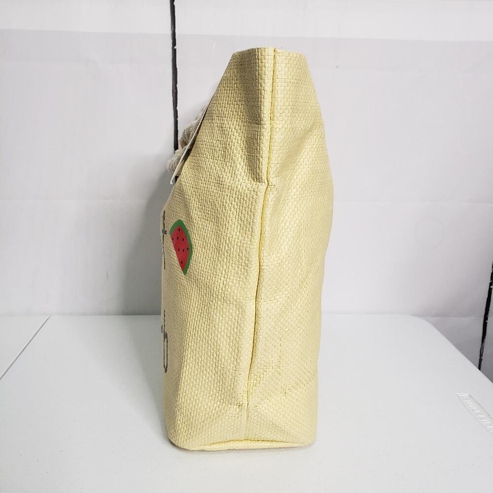 Cruise Club "Do Not Disturb" Straw Beach Bag Tote - Picture 9 of 10